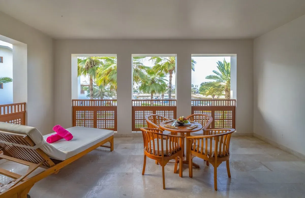 Sifawy Boutique hotel Jebel Sifah Oman 3 Bedrooms Apartment Terrace